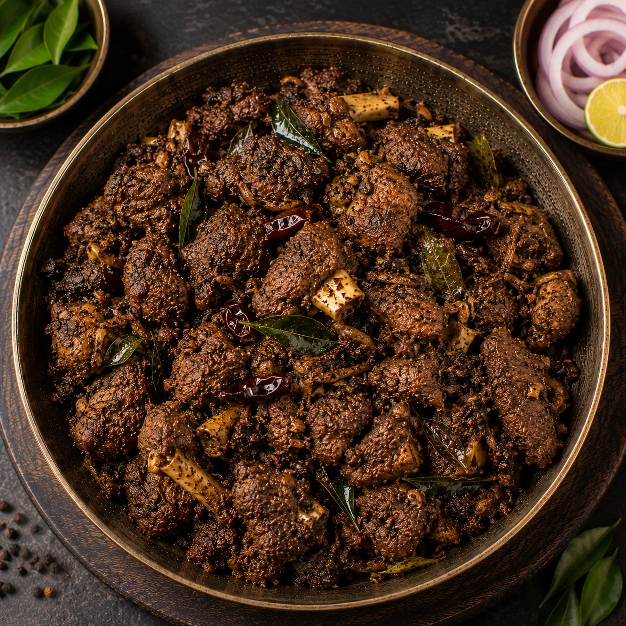 Kerala Mutton Ularthiyathu